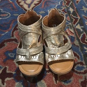 Not Rated Golden Sandal